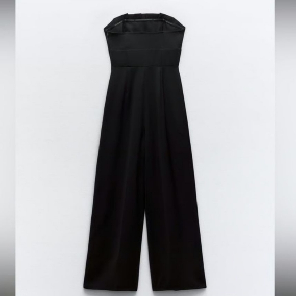 🆕️ Zara Strapless Pleated Jumpsuit - Picture 5 of 5